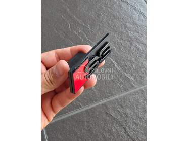 S3 crna oznaka maske NOVO za Audi A3, S3