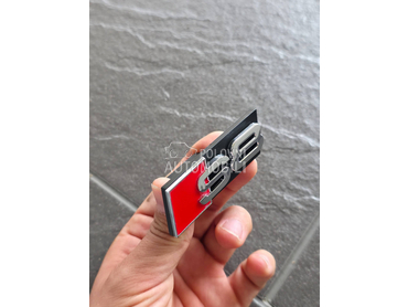 S8 siva oznaka maske NOVO za Audi A8, S8