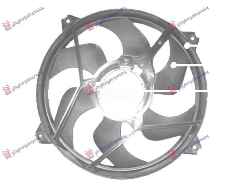 VENTILATOR KOMPLET BENZIN/D...