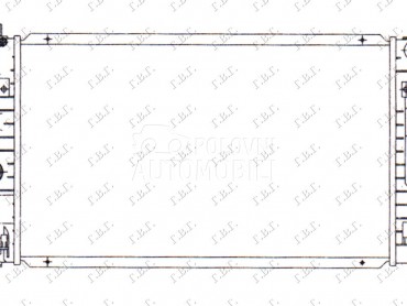 HLADNJAK MOTORA 1.3CC (53x2... za Opel Combo od 1985. do 1988. god.