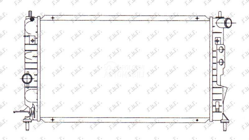 HLADNJAK MOTORA 1.3CC (53x2...