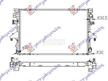 HLADNJAK MOTORA 2.5 TDi DIZ... za Volkswagen Ostalo od 2003. do 2010. god.