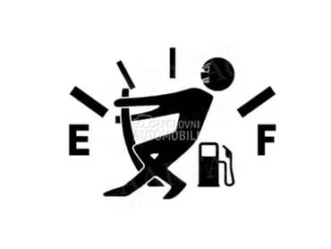 Nalepnica rezervoara crna NOVO  