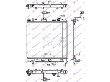 HLADNJAK MOTORA 1.0 BENZIN... za Suzuki Celerio od 2014. do 2024. god.
