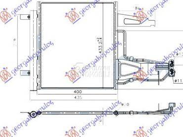 HLADNJAK KLIME 1.0 TSi BENZ... za Volkswagen Ostalo od 2016. do 2019. god.