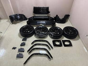 KOMPLET BRANICI I FELNE W464 za Mercedes Benz G 230, G 240, G 250 ... od 2018. do 2024. god.