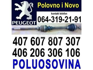 PoluOsovina za Peugeot 206, 106, 306 ...