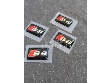 S6 nalepnice enterijera felni za Audi A6, A6 Allroad, S6