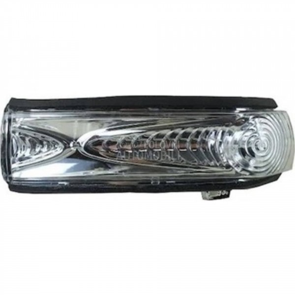 Migavac u retrovizoru desni