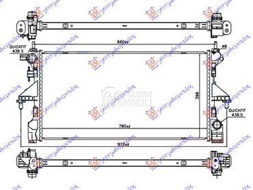 HLADNJAK MOTORA 2.0 BlueHDi... za Citroen Ostalo od 2020. do 2025. god.