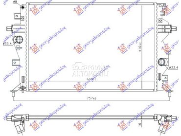 HLADNJAK MOTORA 1.6 BENZIN/... za Kia Niro od 2019. do 2025. god.