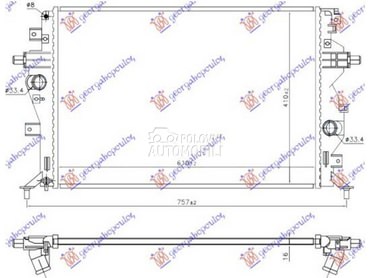 HLADNJAK MOTORA 1.6 BENZIN/... za Kia Niro od 2019. do 2025. god.