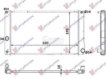 HLADNJAK MOTORA 1.8 HIBRID... za Lexus CT 200h od 2014. do 2025. god.