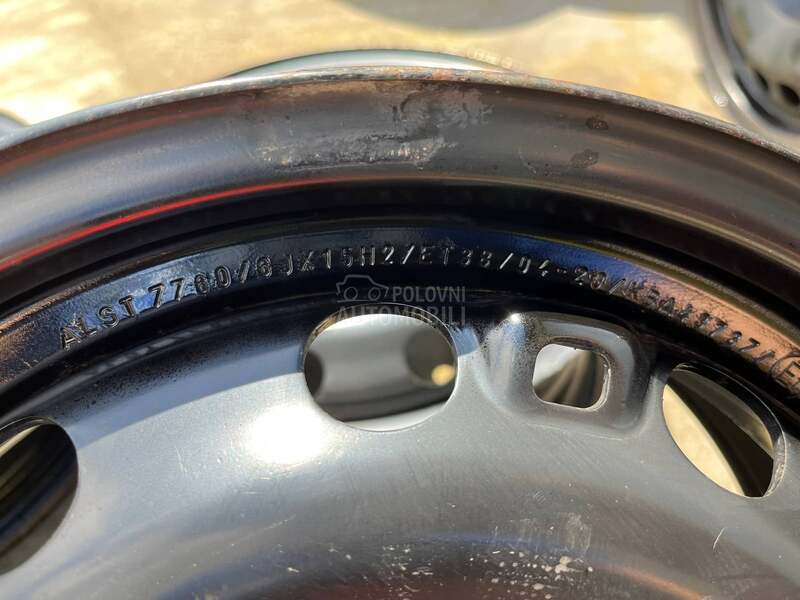 Čelične felne VW Polo 15" 5 x 100