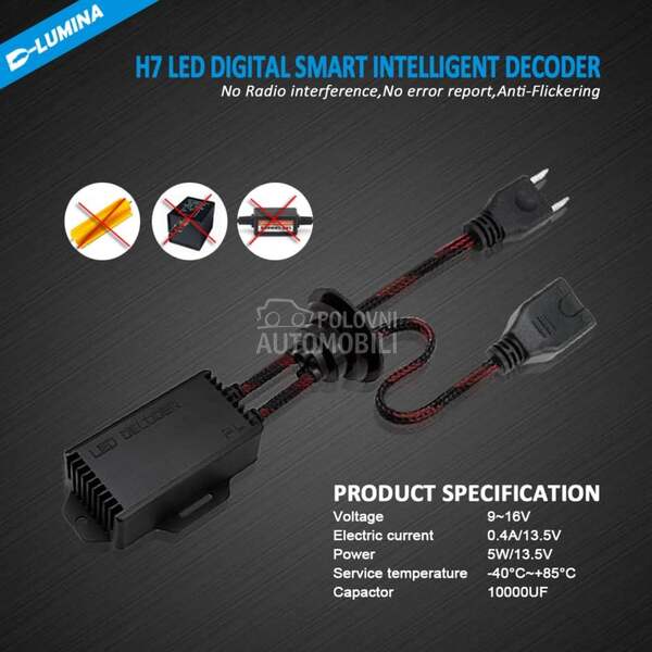 LED PONISTIVACI GRESKE H7