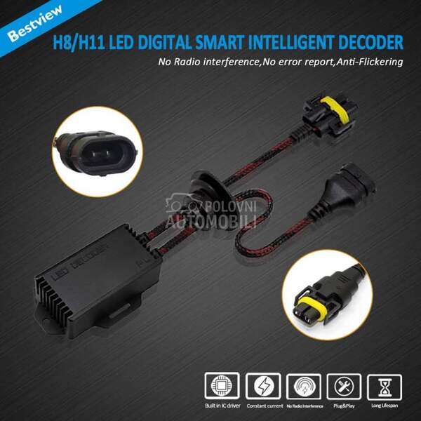 LED PONISTIVACI GRESKE H8/H9/H11