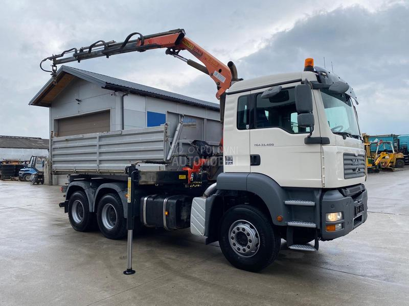 MAN TGA 33.400 KIPER KRAN
