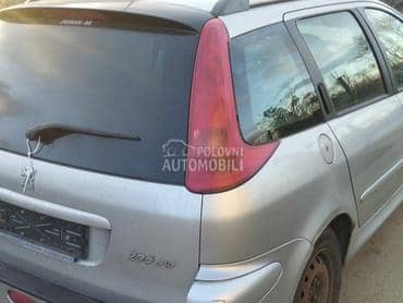 gepek staklo za Peugeot 206