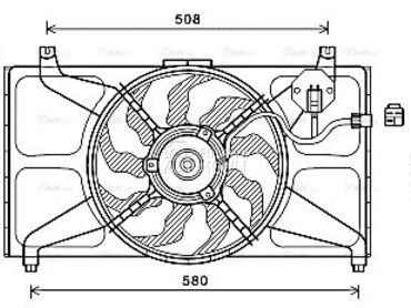 Ventilator za Hyundai Accent od 2006. do 2011. god.