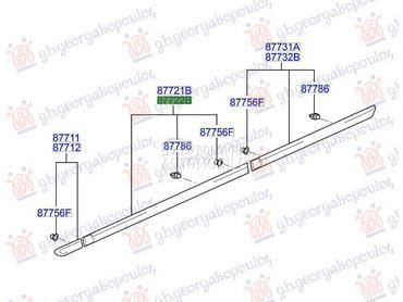 Lajsna za Hyundai Matrix od 2008. do 2010. god.
