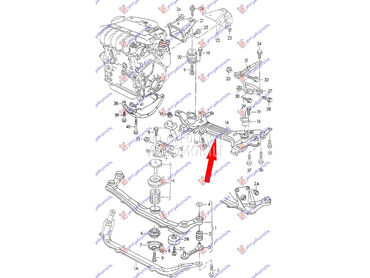 Nosac Motora za Seat Cordoba od 1995. do 1997. god.