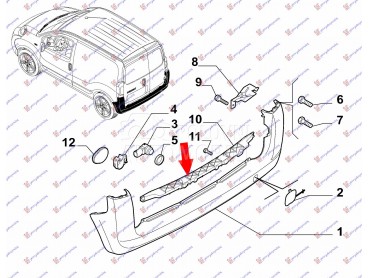 Sina branika za Citroen Nemo