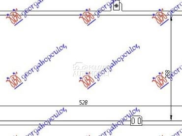 Hladnjak za Opel Ascona od 1981. do 1988. god.