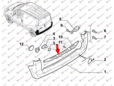Sina branika za Peugeot Bipper
