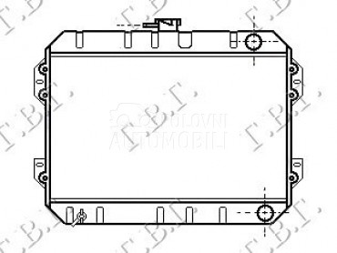 Hladnjak za Toyota Hilux od 1979. do 1984. god.