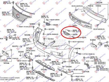 NOSAC PREDNJEG BRANIKA za Lexus RX od 2009. do 2012. god.