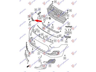 NOSAC PREDNJEG BRANIKA za Suzuki Swift