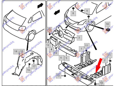 Šuspleh za Suzuki Baleno