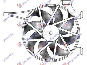 Ventilator za Opel Corsa C od 2000. do 2006. god.