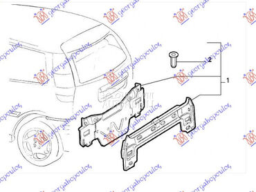 Vezni lim za Fiat Punto od 1995. do 1999. god.
