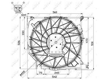 Ventilator za BMW X3 od 2007. do 2011. god.