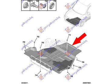 Šuspleh za Citroen Xsara Picasso od 1999. do 2007. god.