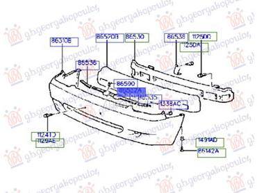 Sina branika za Hyundai Accent od 1994. do 1997. god.