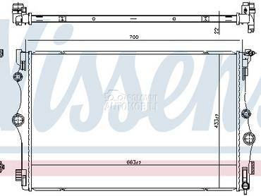 Hladnjak za Mercedes Benz GLB Klasa