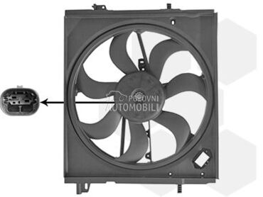 Ventilator za Nissan Qashqai od 2013. do 2017. god.