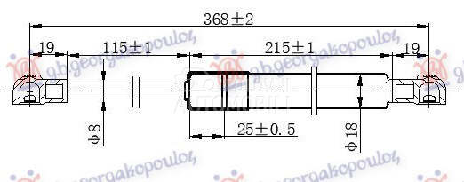 Amortizer haube i gepeka