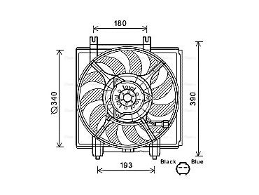 Ventilator za Subaru XV od 2012. do 2017. god.