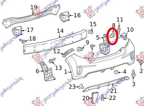 NOSAC ZADNJEG BRANIKA