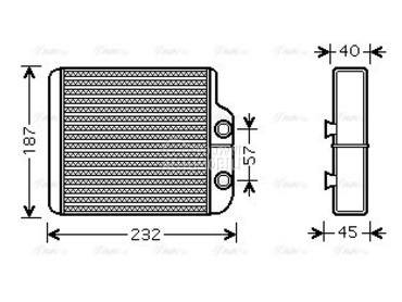 Grejac Kabine za Toyota Avensis od 1997. do 2003. god.