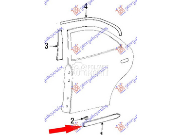 Lajsna za Hyundai Accent od 2003. do 2005. god.