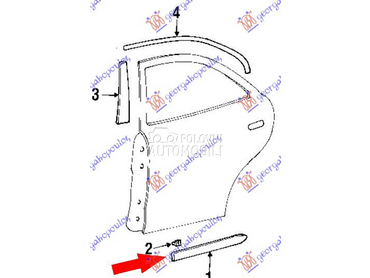 Lajsna za Hyundai Accent od 2003. do 2005. god.