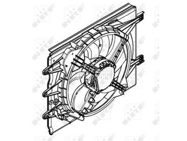 Ventilator za Fiat 500L