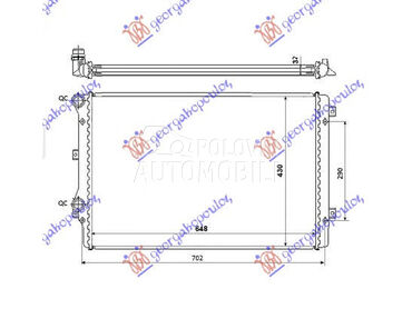 Hladnjak za Volkswagen Nova Buba