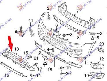 Maska za Suzuki Grand Vitara od 2006. do 2015. god.