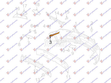 NOSAC PREDNJEG BRANIKA za Chevrolet Aveo od 2008. do 2012. god.