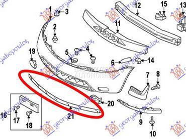 Lajsna za Nissan Murano od 2003. do 2014. god.